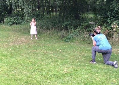 Children's outdoor portrait photographer sutton coldfield